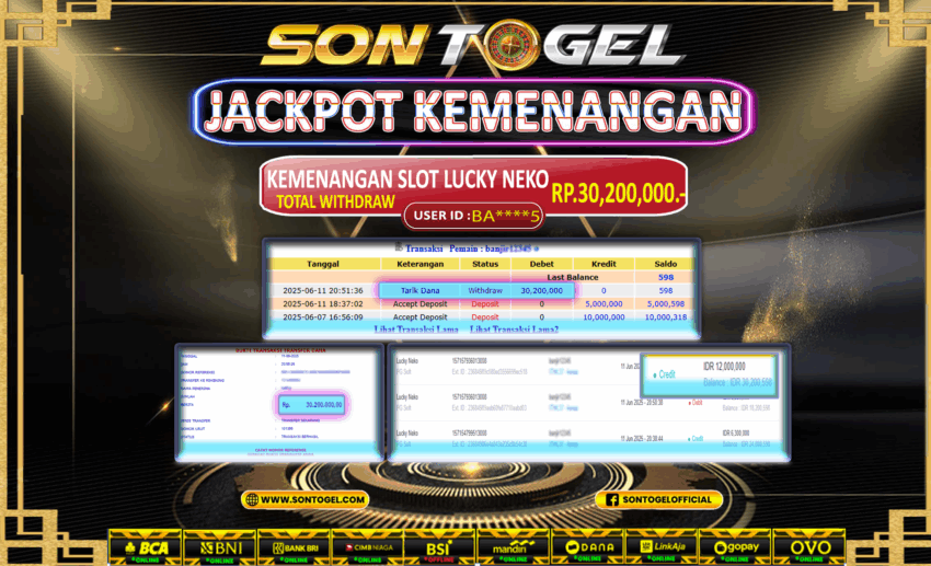 Bukti JP Sontogel kemenangan berapapun akan dibayarkan tuntas tanpa kekurangan sepersenpun langsung saja bermain disitus kami