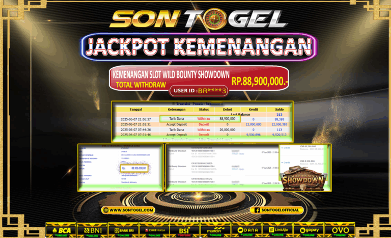 Bukti JP Sontogel kemenangan berapapun akan dibayarkan tuntas tanpa kekurangan sepersenpun langsung saja bermain disitus kami